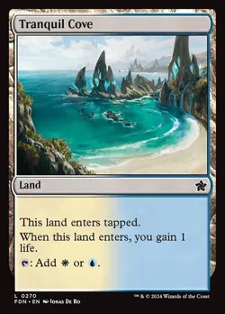 Tranquil Cove x4 4x Foundations NM MTG - Image 1