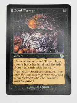 MTG Cabal Therapy - Torment NM - Image 1