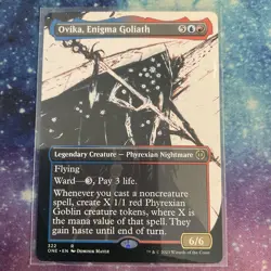 Ovika, Enigma Goliath (REGULAR) x1 - MTG Phyrexia: All Will Be One ONE #322 - Image 1