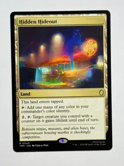 Magic The Gathering Hidden Hideout 43 R Commander: Teenage Mutant Ninja Turtles - Image 1