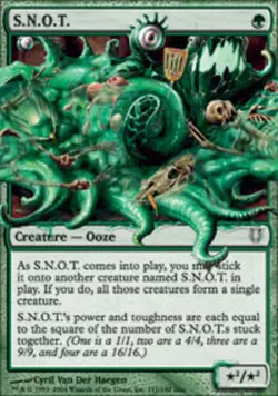 4 x S.N.O.T. - Unhinged - Moderate Play - MTG - Image 1
