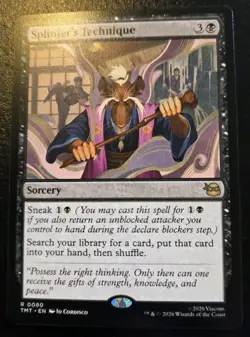 Splinter's Technique 0080 Rare Teenage Mutant Ninja Turtles Magic: The Gathering - Image 1