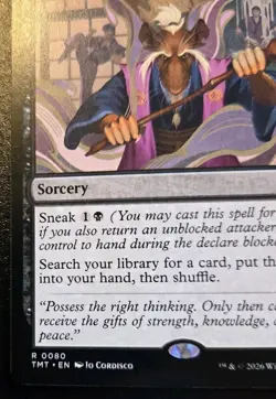 Splinter's Technique 0080 Rare Teenage Mutant Ninja Turtles Magic: The Gathering - Image 4