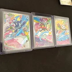 Pokemon First Partner Illustration Collection | Gen 7 Starters | Set NM Alola - Image 1