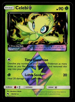 Pokemon Card - Celebi ◇ Lost Thunder 19/214 Rare Prism Star 2018 near mint - Image 2