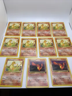 Charmander Lot Legendary, Rocket, Unlimited Pokemon Cards - Image 1