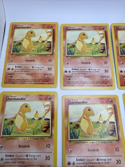 Charmander Lot Legendary, Rocket, Unlimited Pokemon Cards - Image 2