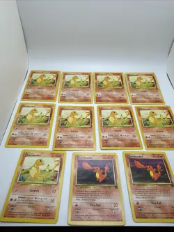 Charmander Lot Legendary, Rocket, Unlimited Pokemon Cards - Image 5