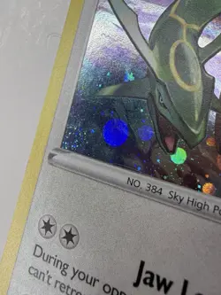 Pokemon TCG Sword & Shield Rayquaza 029 Black Star Promo Holo *SWIRL* - Image 4