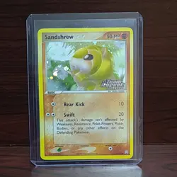 Pokemon Sandshrew 74/109 Common Reverse Holo EX Team Rocket Returns 2004 50HP - Image 1