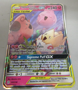 Pokemon TCG Tag Team Togepi Cleffa Igglybuff GX Cosmic Eclipse Card 143/236 - Image 1