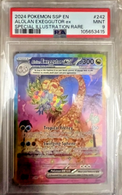 Pokemon Alolan Exeggutor ex Surging Sparks Special Illustration Rare #242 PSA 9 - Image 1