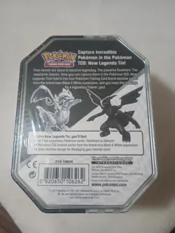 Pokemon TCG Black & White Zekrom Tin 2011. Factory Sealed. TCG-CCG - Image 3