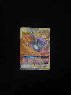 Pokemon English TCG Card Hidden Fates Moltres Zapdos Articuno GX 44/68 Holo - Image 1