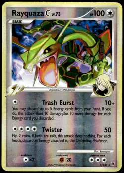 Rayquaza C 8/147 Holo Rare Supreme Victors Pokemon Reverse Holo HP - Image 1