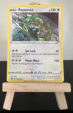 Rayquaza SWSH029 SWSH: Sword & Shield Black Star Promo Card Pokemon - Image 1