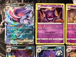 Pokemon Lot of 6 Gengar Cards - 1 Stamped Holo, 3 Holo’s, 1 Ex, 1 Non Holo - Image 2