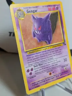 Pokemon TCG Gengar Fossil Card 20/62 Unlimited Regular Rare MP/LP - Image 2