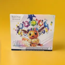 Pokemon Scarlet & Violet Prismatic Evolutions Elite Trainer Box Eevee Promo 2025 - Image 1