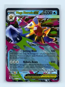 Pokemon tcg ME03: Perfect Order Mega Starmie ex Near Mint or Better - Image 1