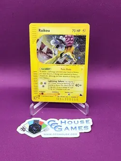 Pokemon Raikou Skyridge E-Reader H26/H32 Holo Foil Nintendo *CCGHouse* RB - Image 1