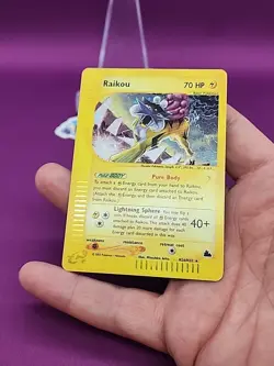 Pokemon Raikou Skyridge E-Reader H26/H32 Holo Foil Nintendo *CCGHouse* RB - Image 4