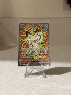 Pokemon TCG Meowth ex 121/088 - Perfect Order Special Illustration Rare - Image 1