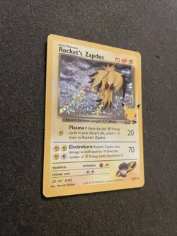 Rocket's Zapdos 15/132 Holo Celebrations: Classic Collection Pokemon English NM - Image 2