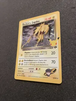 Rocket's Zapdos 15/132 Holo Celebrations: Classic Collection Pokemon English NM - Image 3