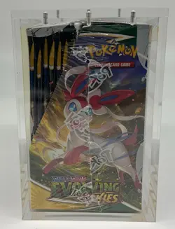 Pokemon TCG Sword & Shield Evolving Skies Booster Box SEALED w/Acrylic #2 - Image 3