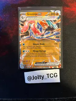 Pokemon TCG SV06 Twilight Masquerade Greninja EX 106/167 Double Rare - Image 1