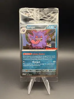 Gengar Promo Sealed with GameStop Stamp - Cosmos Holo Pokemon NM - Image 1