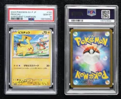 Pikachu (Gift Campaign) Japanese Pokemon Scarlet & Violet (SV-P) PSA 10 GEM MT - Image 3