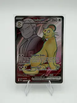 Pokemon Destined Rivals Team Rocket's Persian ex 219/182 NM - Image 1