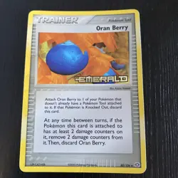 Oran Berry #80 Pokemon Emerald LP - Image 1
