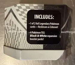 Pokemon Black & White 2011 Zekrom Tin Factory Sealed (4packs) - Image 3