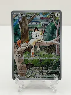 🔥Pokemon TCG-Meowth-106/094-Me02: Phantasmal Flames-Holo-M/NM!🔥 - Image 1