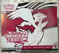 Pokemon Scarlet & Violet White Flare Elite Trainer Box ETB COMPLETE, no wrap - Image 1
