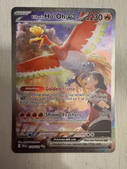 Pokemon TCG Ethan's Ho-Oh EX Sir 230/182 Destined Rivals - Image 1