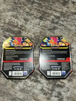 Pokemon TCG Mega Charizard X ex And Y ex Tins Factory Sealed You Get Both - Image 4