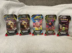 Pokemon Mega Evolution Perfect Order Lot Of 5 Sleeved Booster Packs Sealed - Image 1