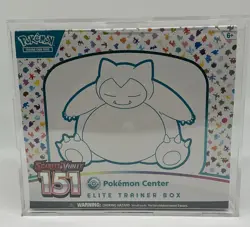 Pokemon Center Exclusive 151 MEW EN Elite Trainer Box SEALED w/Acrylic Case #2 - Image 1