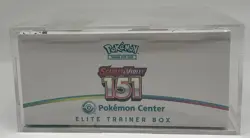 Pokemon Center Exclusive 151 MEW EN Elite Trainer Box SEALED w/Acrylic Case #2 - Image 5