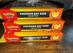 3x Pokemon TCG Pokemon Day 2026 Collection Box Brand New Factory Sealed Pikachu - Image 4