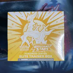 Pokemon Center Exclusive Sword and Shield Brilliant Stars Elite Trainer Box New - Image 1