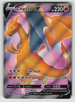 Charizard V SWSH050 Holo Promo Sword & Shield Promo Pokemon Near Mint - Image 1