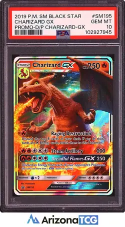 Pokemon 2019 Charizard GX SM195 SM Black Star Promo GEM MINT PSA 10 - Image 1