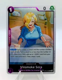 Vinsmoke Sora OP12-062 R Legacy of the Master One Piece TCG 2025 - Image 1