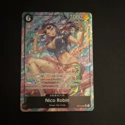 Nico Robin OP12-087 6 Cost 7000 Power Alt Art Foil Super Rare Legacy Master - Image 1