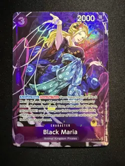 One Piece CCG Bandai Black Maria Character Special OP08-074 NM - Image 1